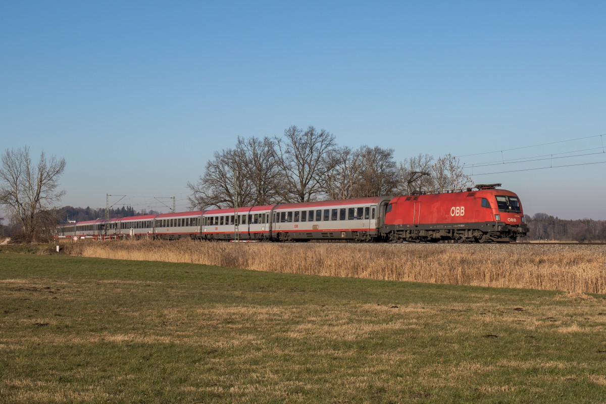 1116 252-8 aus M�nchen kommend am 29. Dezember 2015 bei Weisham.