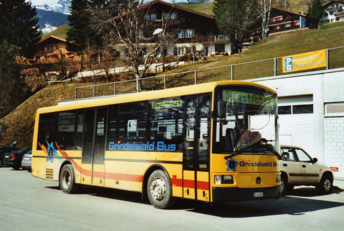 (115'805) - AVG Grindelwald - Nr. 15/BE 416'282 - Vetter am 5. April 2009 in Grindelwald, Mnnlichenbahn