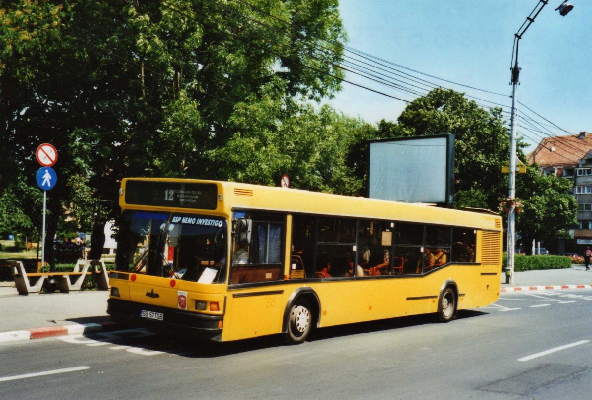 (116'809) - Tursib, Sibiu - Nr. 358/SB 57 TSB - MAZ am 27. Mai 2009 in Sibiu, Parcul, Theretulu