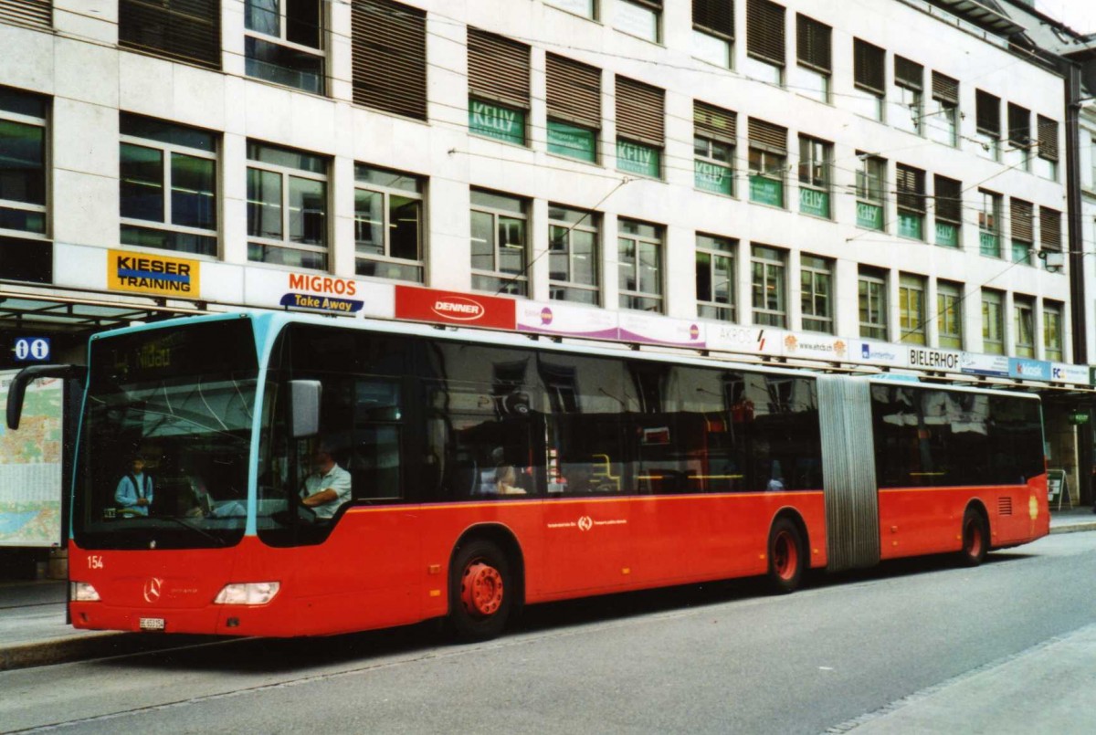 (117'514) - VB Biel - Nr. 154/BE 653'154 - Mercedes am 8. Juni 2009 in Biel, Guisanplatz