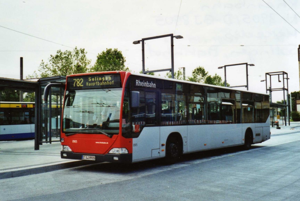 (118'011) - Rheinbahn, Dsseldorf - Nr. 8905/D-GJ 8905 - Mercedes am 5. Juli 2009 in Solingen