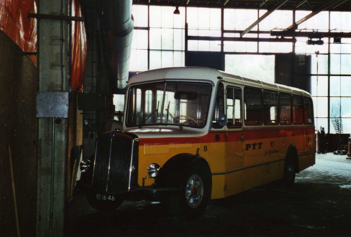 (118'515) - FRAM Drachten - Nr. 8/BE-16-46 - Saurer/Mowag (ex Halter, Wil Nr. 23) am 7. Juli 2009 in Drachten, Autobusmuseum