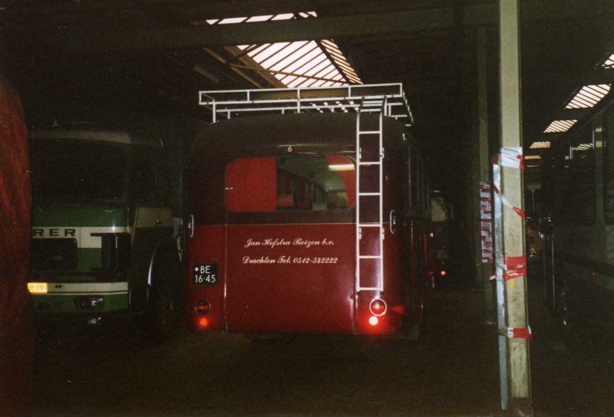 (118'529) - FRAM Drachten - Nr. 6/BE-16-45 - Saurer/Saurer (ex Lonza, Visp Nr. 32) am 7. Juli 2009 in Drachten, Autobusmuseum