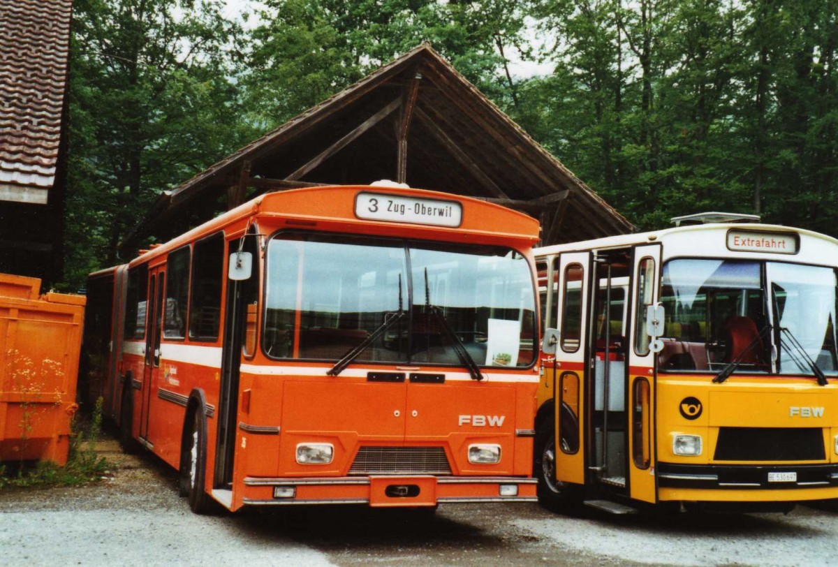 (119'425) - ZVB Zug (RWB) - Nr. 35 - FBW/Hess am 9. August 2009 in Oberburg, Ziegelgut