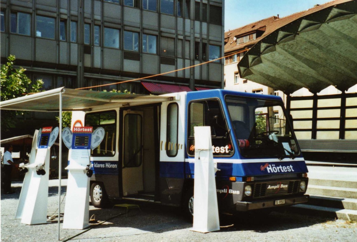 (120'116) - AmpliBus, Baar - TG 99'507 - Steyr/Volvo am 19. August 2009 in Winterthur, Merkurplatz