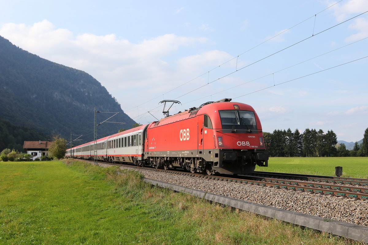 1216 024 am 10. September 2020 bei Niederaudorf im Inntal.