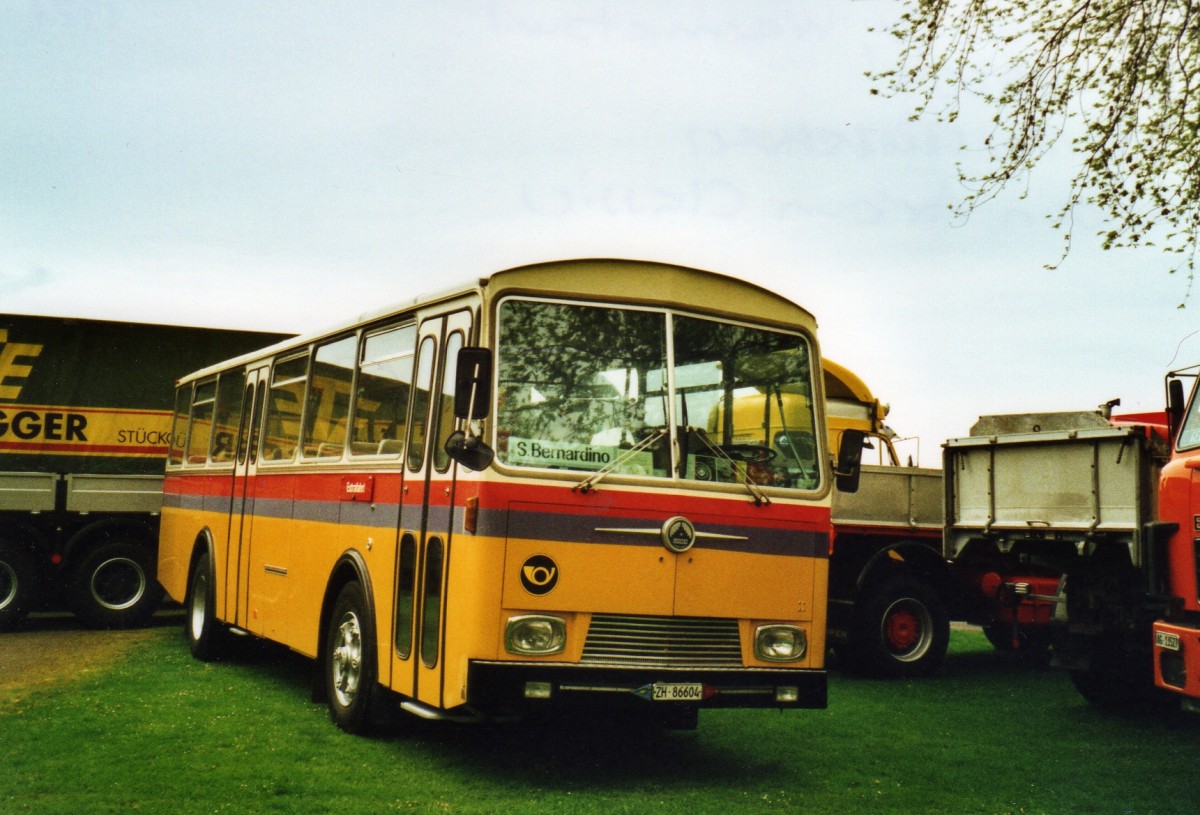 (126'005) - Rothmayr, Wermatswil - ZH 86'604 - Saurer/Tscher am 1. Mai 2010 in Arbon, Arbon Classics 