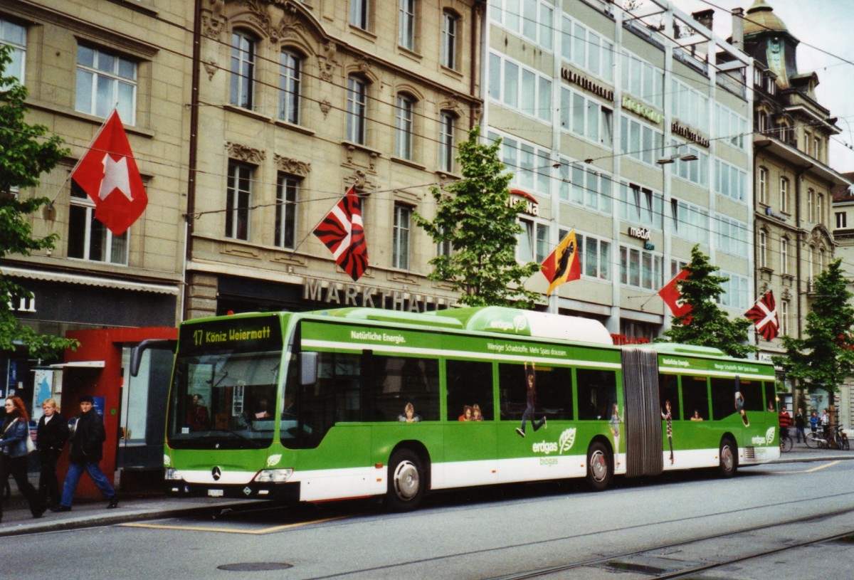 (126'127) - Bernmobil, Bern - Nr. 856/BE 671'856 - Mercedes am 13. Mai 2010 beim Bahnhof Bern