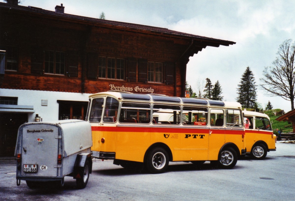 (126'708) - Schmid, Thrishaus - Nr. 9/BE 26'105 - Saurer/R&J (ex Geiger, Adelboden Nr. 9) am 29. Mai 2010 auf der Griesalp