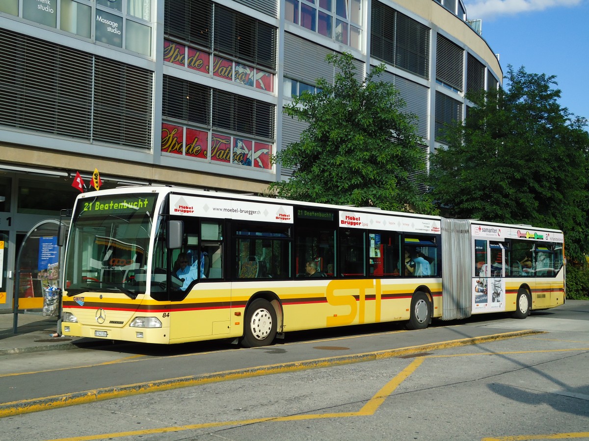 (128'125) - STI Thun - Nr. 84/BE 543'384 - Mercedes am 31. Juli 2010 bei der Schifflndte Thun