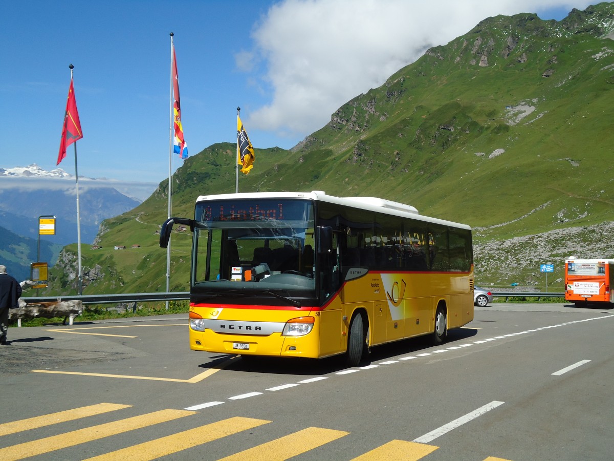 (128'247) - AAGU Altdorf - Nr. 59/UR 9358 - Setra am 7. August 2010 in Unterschchen, Balm