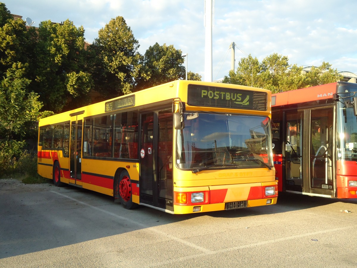 (128'465) - PostBus - Grf&Stift am 9. August 2010 in Wien, Garage Htteldorf