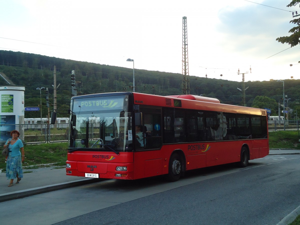 (128'476) - PostBus - BB 2810 - MAN am 9. August 2010 in Wien, Htteldorf