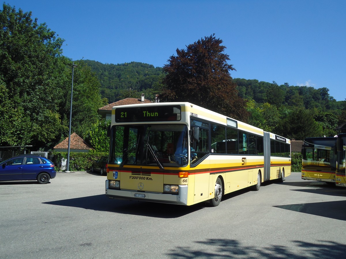 (129'200) - STI Thun - Nr. 66/BE 371'366 - Mercedes am 1. September 2010 bei der Schifflndte Thun