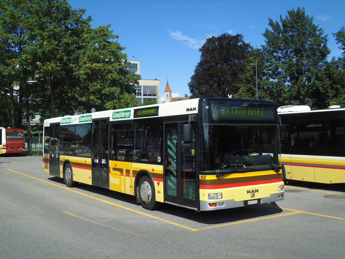 (129'599) - STI Thun - Nr. 92/BE 572'092 - MAN am 9. September 2010 bei der Schifflndte Thun