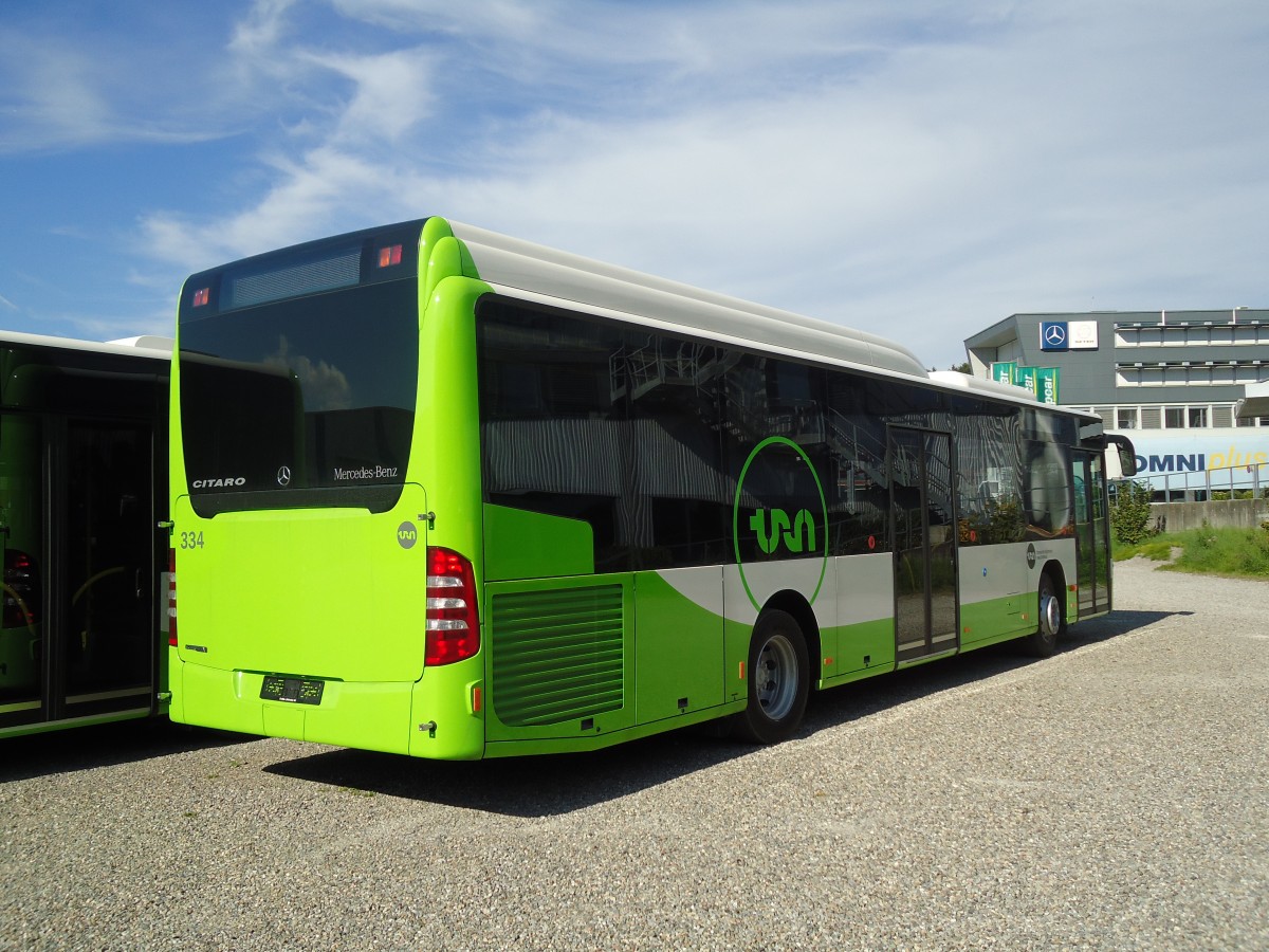 (129'660) - TRN La Chaux-de-Fonds - Nr. 334 - Mercedes am 12. September 2010 in Koten, EvoBus