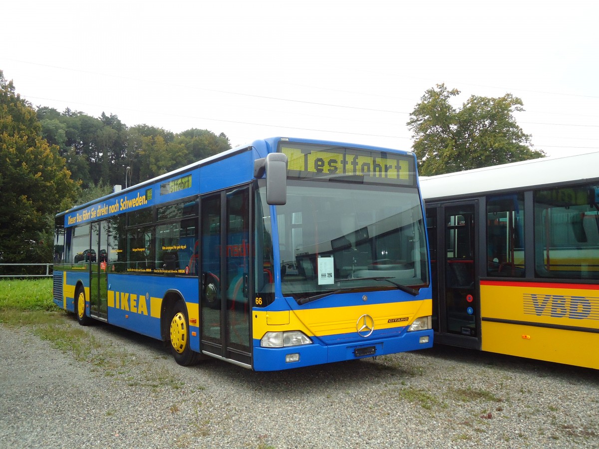 (129'718) - AAGL Liestal - Nr. 66 - Mercedes am 15. September 2010 in Kloten, EvoBus