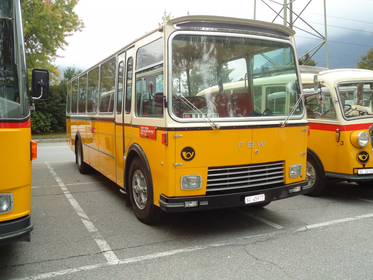 (129'819) - Regg, Rti - SG 45'977 - FBW/Gangloff (ex P 24'169) am 18. September 2010 in Chur, Obere Au