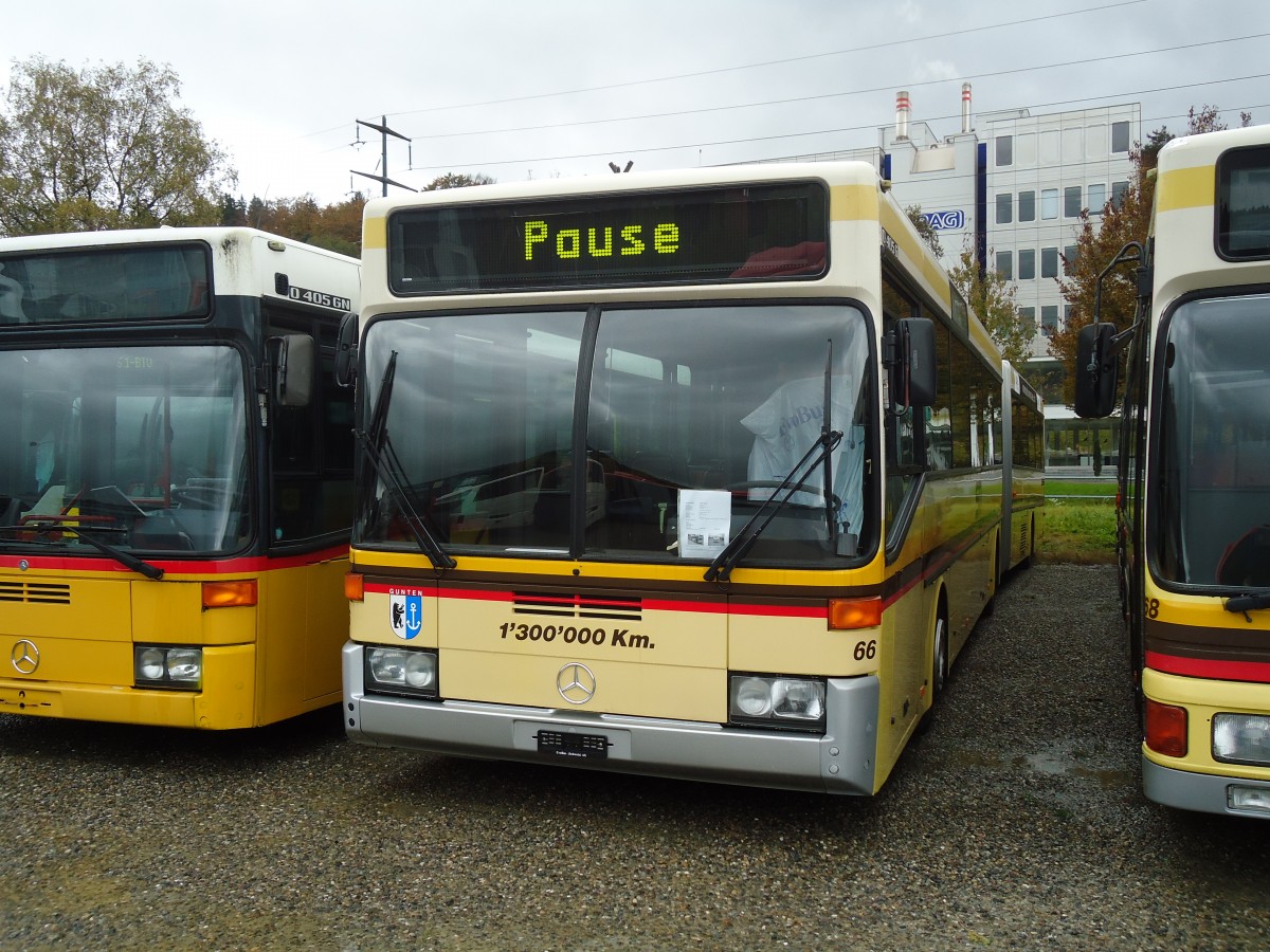 (130'765) - STI Thun - Nr. 66 - Mercedes am 24. Oktober 2010 in Kloten, EvoBus