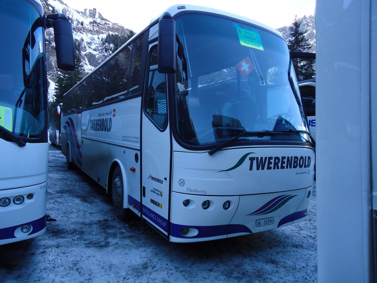 (132'057) - Twerenbold, Baden - Nr. 28/AG 26'399 - Bova am 8. Januar 2011 in Adelboden, Unter dem Birg