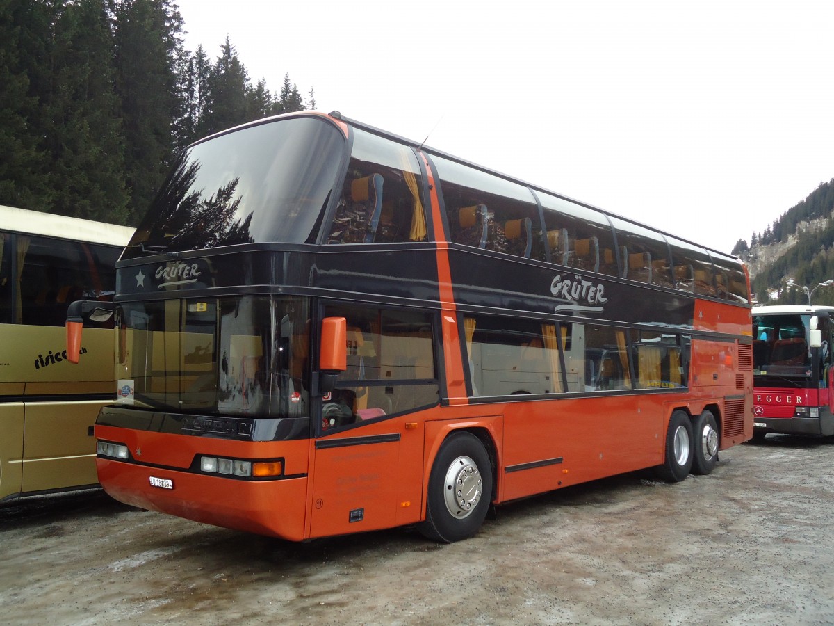 (132'236) - Grter, Hochdorf - Nr. 11/LU 181'394 - Neoplan am 9. Januar 2011 in Adelboden, ASB