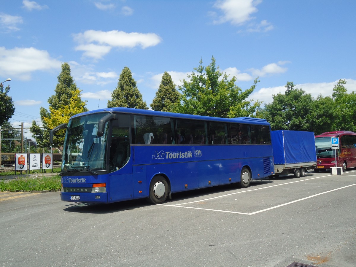 (134'815) - Aus Tschechien: Jilek, Chodov - 2K1 8040 - Setra am 8. Juli 2011 in Thun, Seestrasse