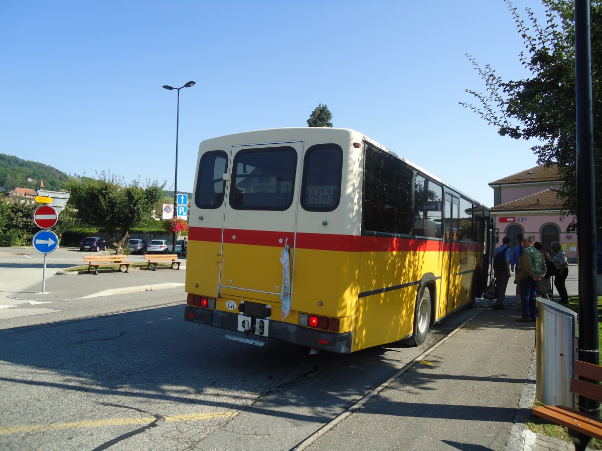 (135'561) - Rod, Oron-la-Ville (Rtrobus) - Nr. 11/VD 725'007 - NAW/Lauber am 20. August 2011 beim Bahnhof Moudon