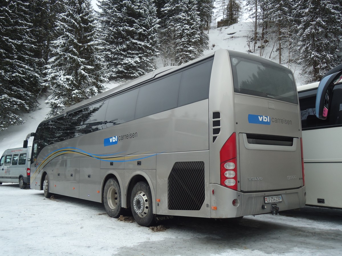 (137'399) - VBL Luzern - Nr. 804/LU 254'230 - Volvo am 7. Januar 2012 in Adelboden, ASB