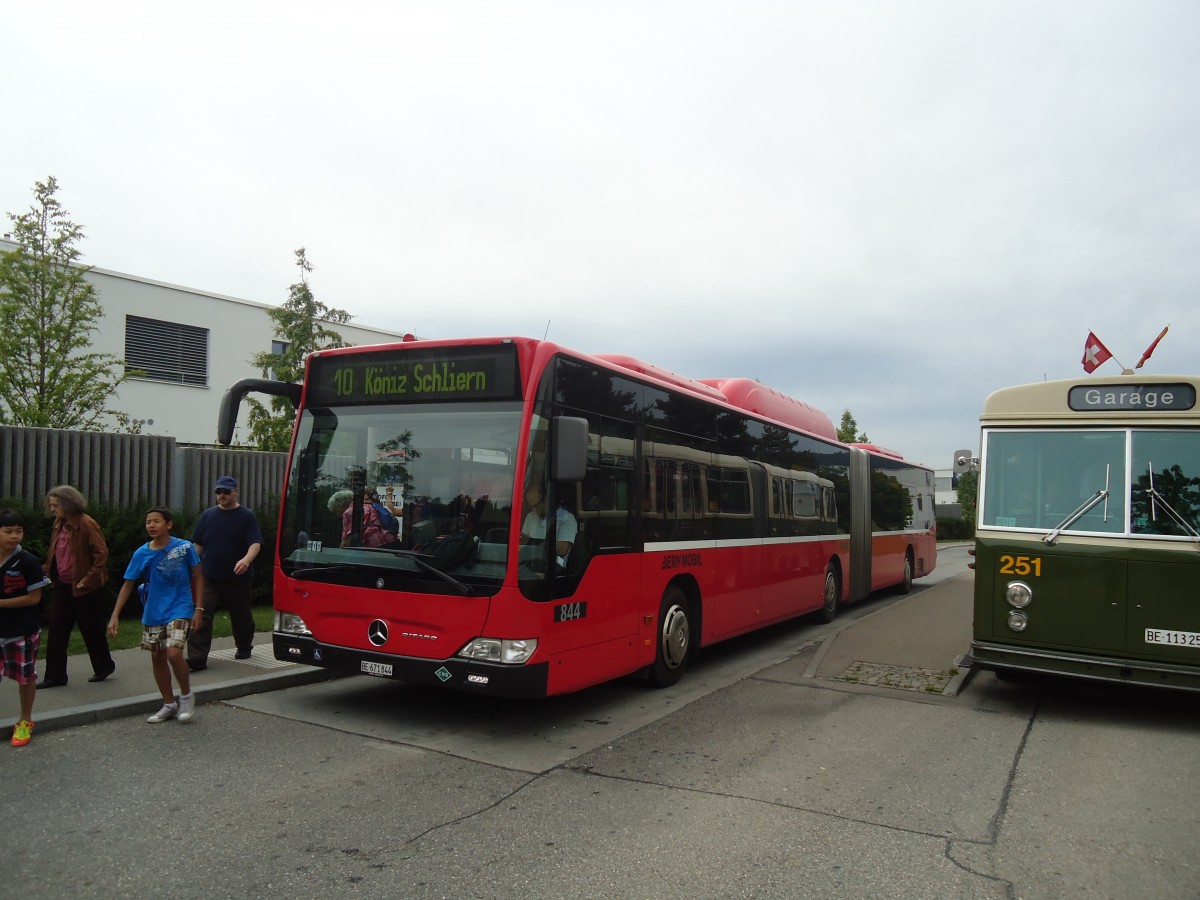 (140'156) - Bernmobil, Bern - Nr. 844/BE 671'844 - Mercedes am 24. Juni 2012 in Ostermundigen, Rti