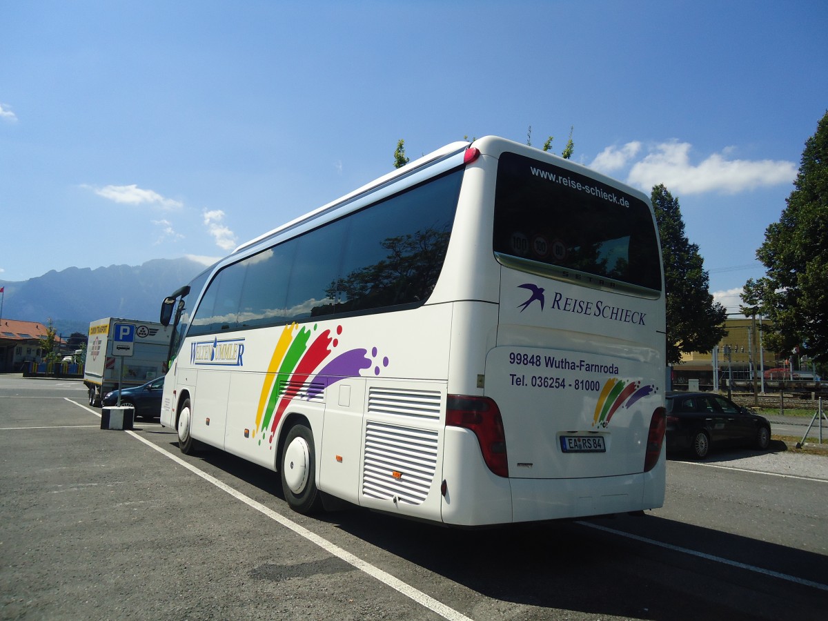 (141'066) - Aus Deutschland: Schieck, Wutha - EA-RS 84 - Setra am 10. August 2012 in Thun, Seestrasse