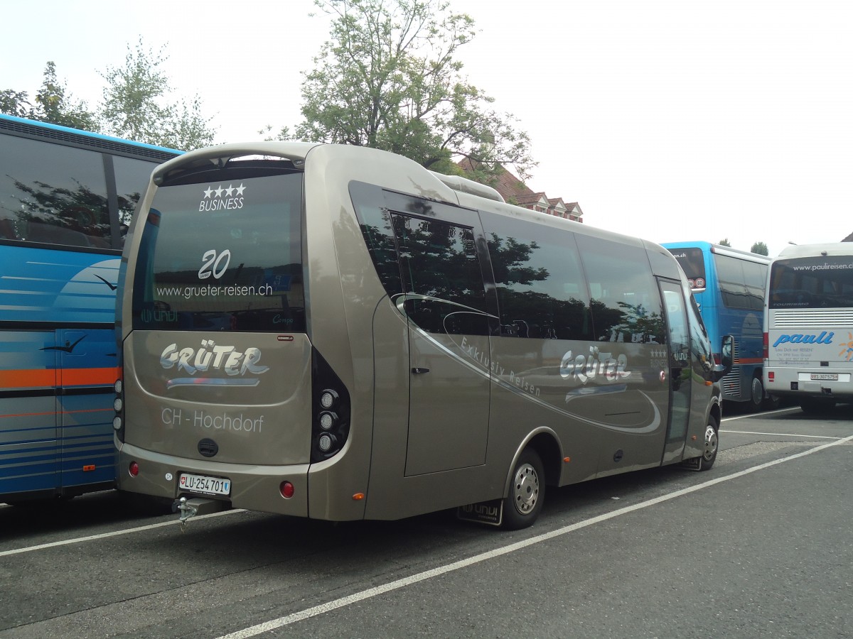 (141'469) - Grter, Hochdorf - Nr. 10/LU 254'701 - Irisbus/UNVI am 4. September 2012 in Thun, Seestrasse