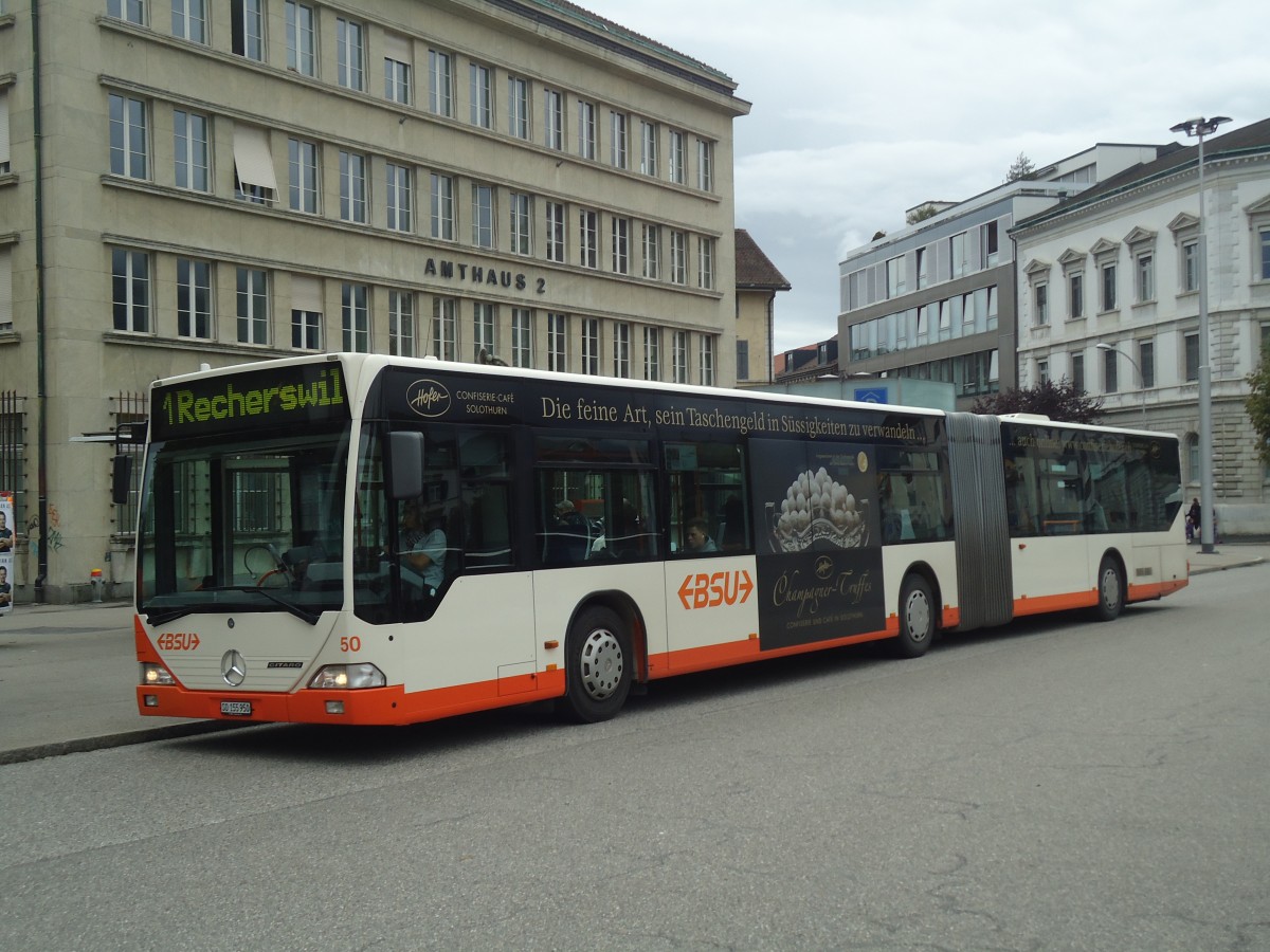 (141'544) - BSU Solothurn - Nr. 50/SO 155'950 - Mercedes am 12. September 2012 in Solothurn, Amthausplatz