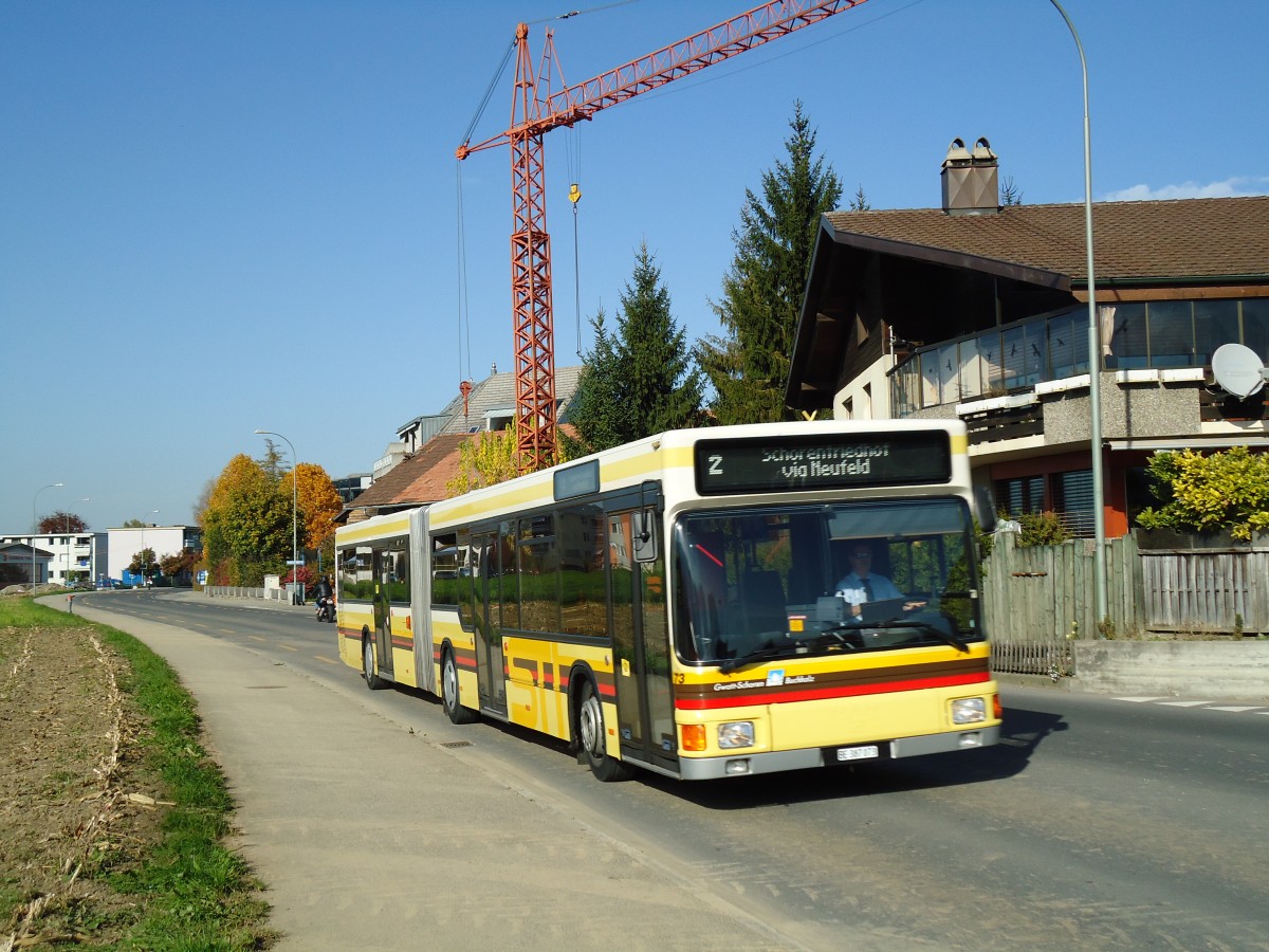 (142'078) - STI Thun - Nr. 73/BE 387'073 - MAN am 22. Oktober 2012 in Thun, Buchholzstrasse