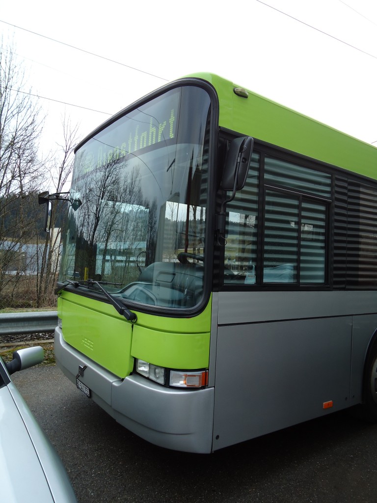 (142'992) - Busland, Burgdorf - Nr. 29/BE 541'755 - Volvo/Hess (ex AAGK Koppigen Nr. 9) am 5. Januar 2013 in Langnau, Garage (Teilaufnahme)