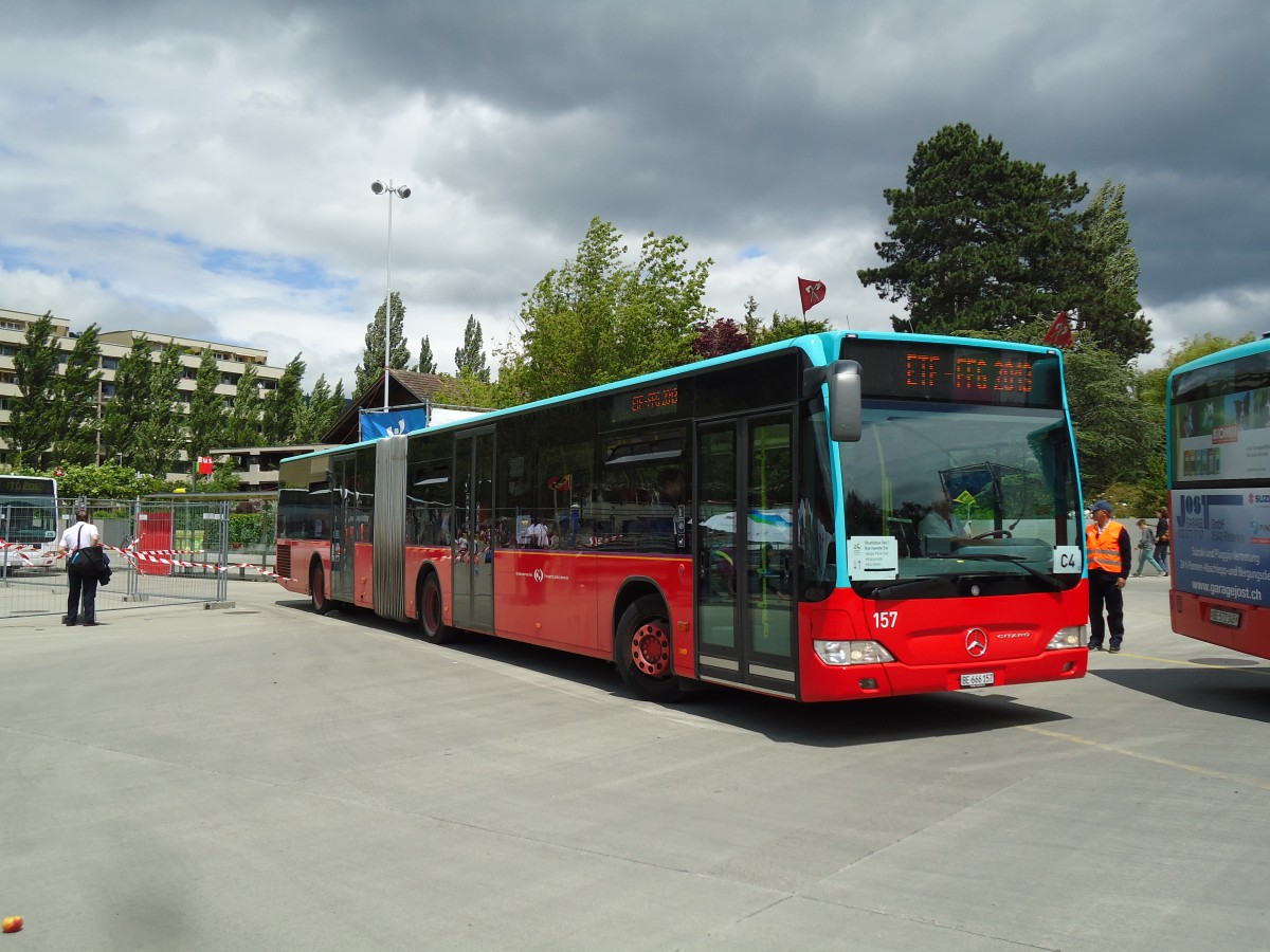 (145'483) - VB Biel - Nr. 157/BE 666'157 - Mercedes am 23. Juni 2013 in Biel, Schifflndte