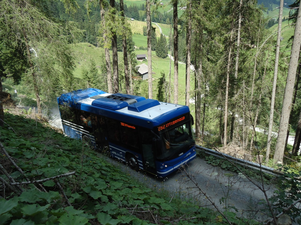 (146'125) - AFA Adelboden - Nr. 57/BE 272'798 - Scania/Hess am 28. Juli 2013 in Lenk, Iffigenfall