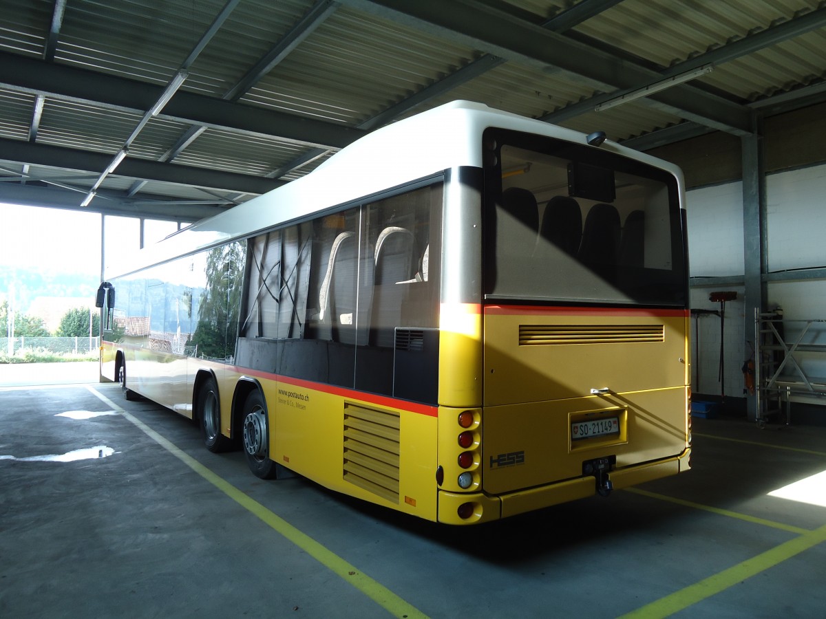 (146'861) - Steiner, Messen - SO 20'149 - Scania/Hess am 31. August 2013 in Messen, Garage