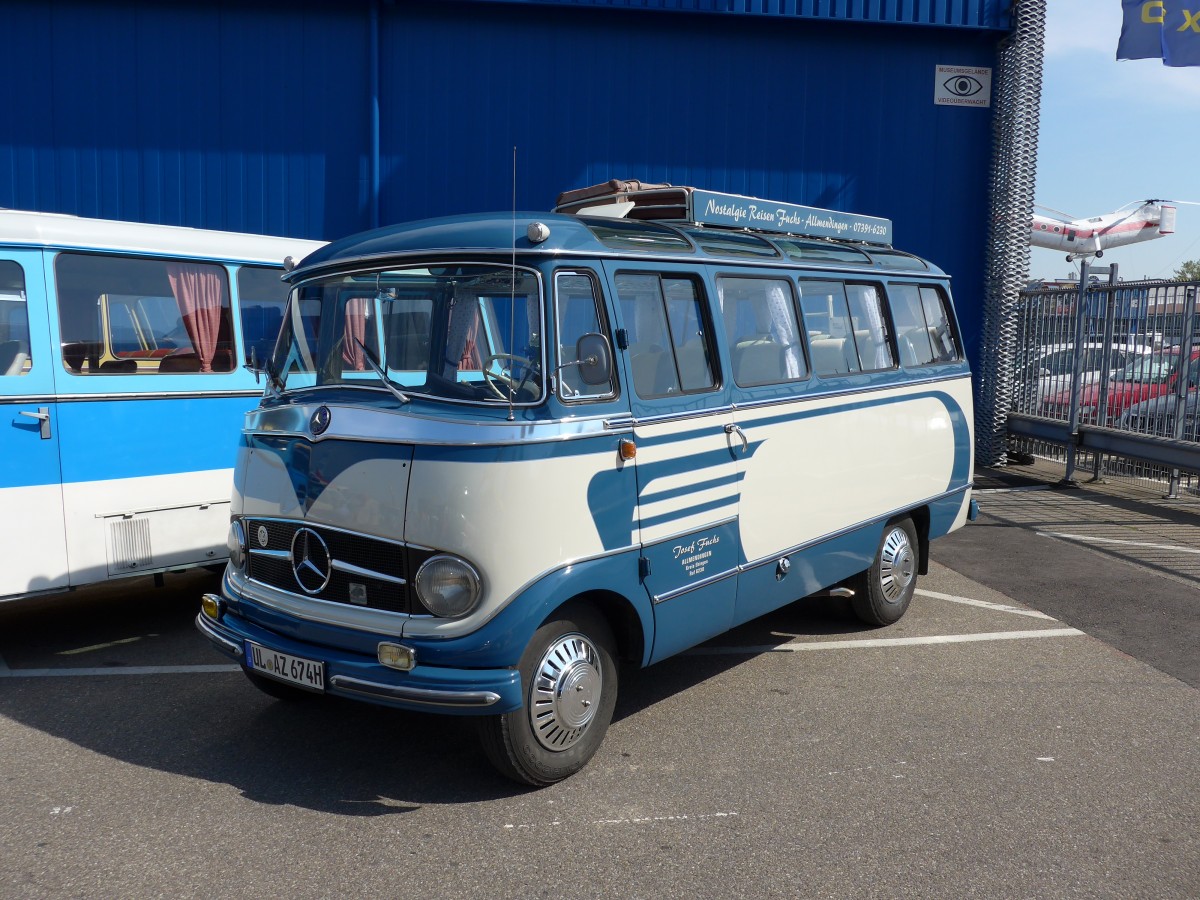 (149'834) - Fuchs, Allmendingen - UL-AZ 674H - Mercedes am 25. April 2014 in Sinsheim, Museum