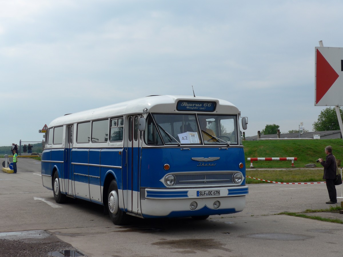 (150'189) - OVS Saalfeld - SLF-OC 67H - Ikarus am 26. April 2014 in Speyer, Technik-Museum