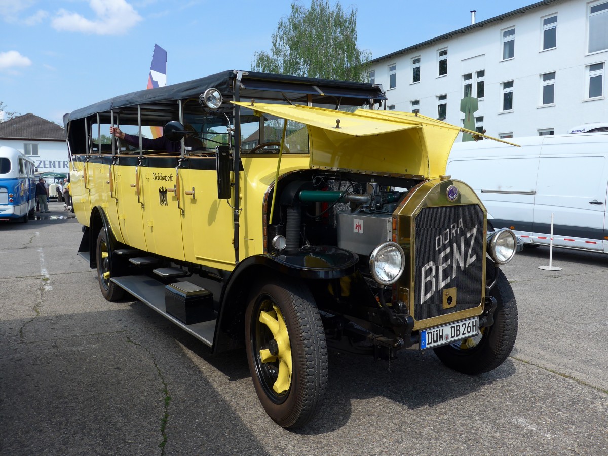 (150'425) - Deutsche Reichspost - DW-DB 26H - Benz/Gaggenau am 26. April 2014 in Speyer, Technik-Museum