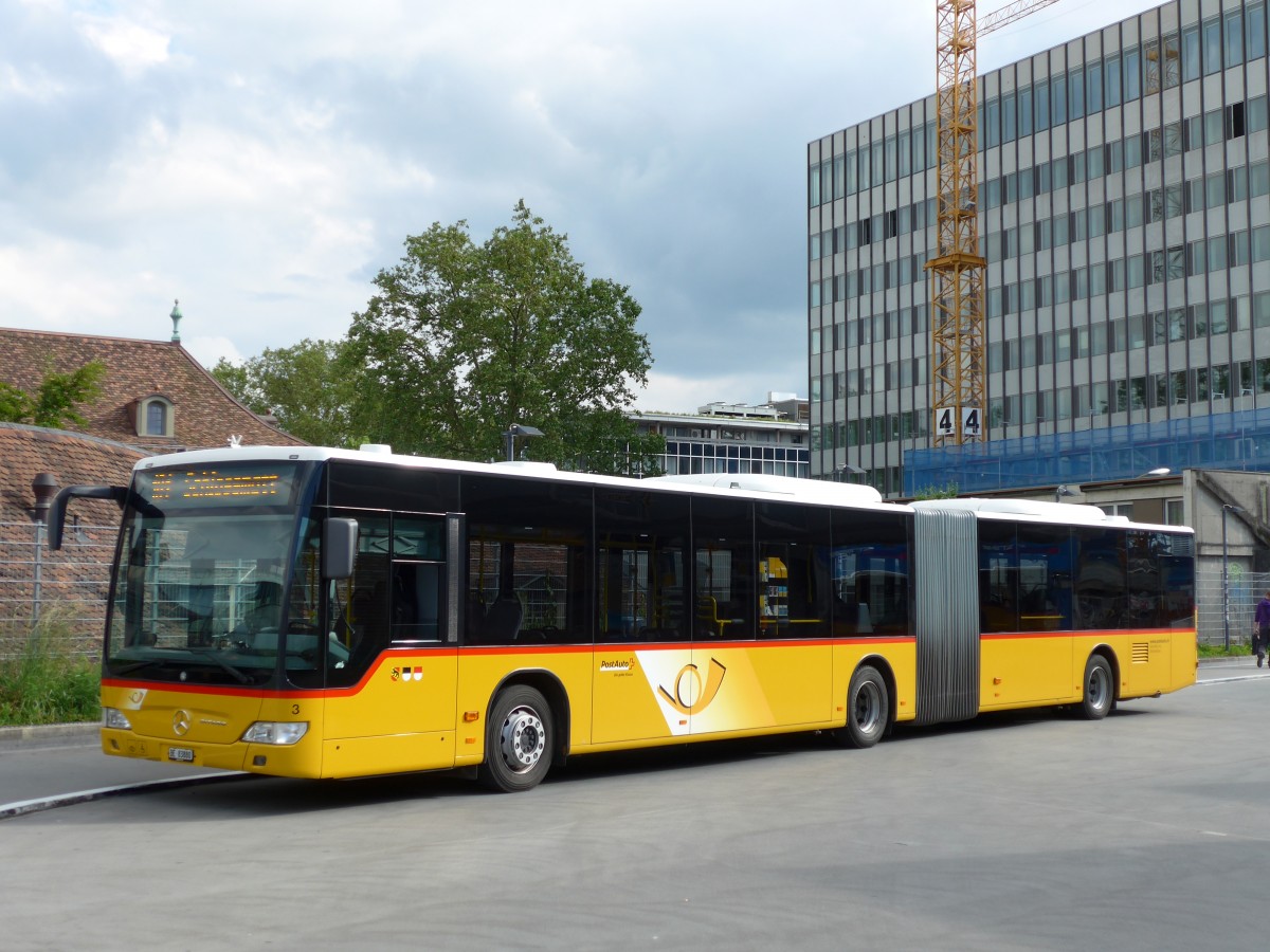 (150'996) - Steiner, Ortschwaben - Nr. 3/BE 83'880 - Mercedes am 28. Mai 2014 in Bern, Postautostation