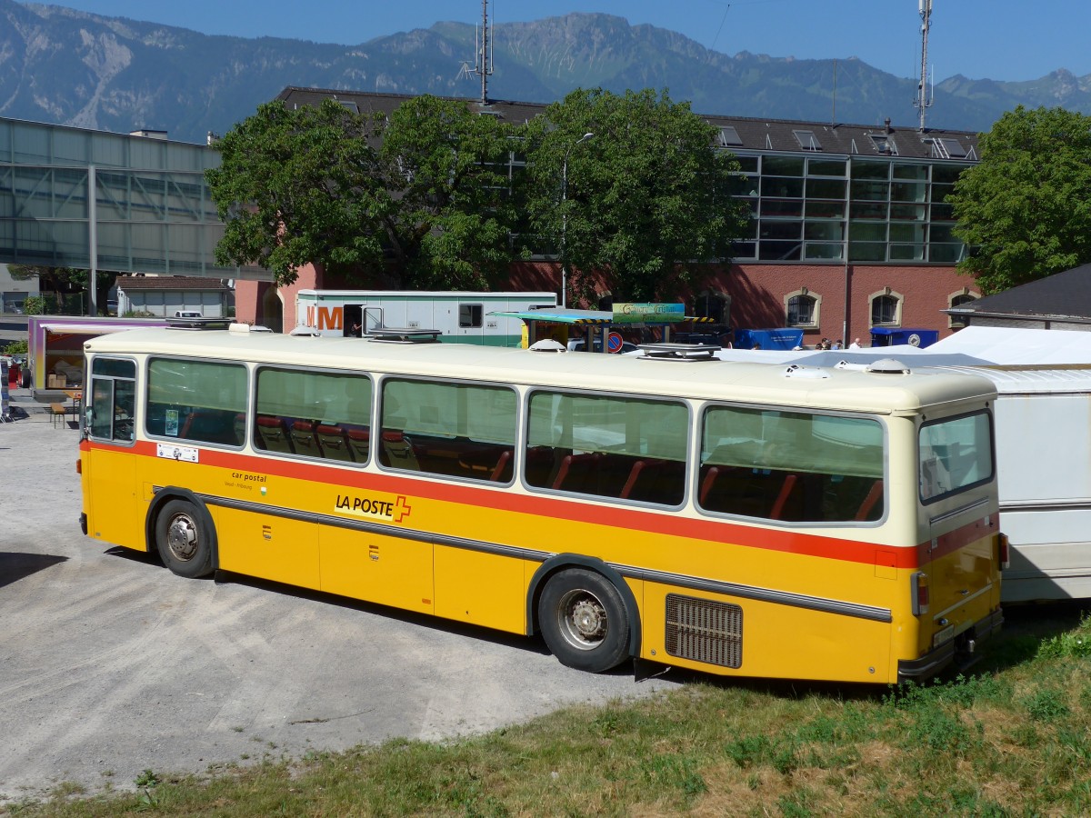 (151'624) - Montandon, Peseux - NE 119'984 - Saurer/Hess (ex P 25'631) am 21. Juni 2014 in Aigle, Saurertreffen