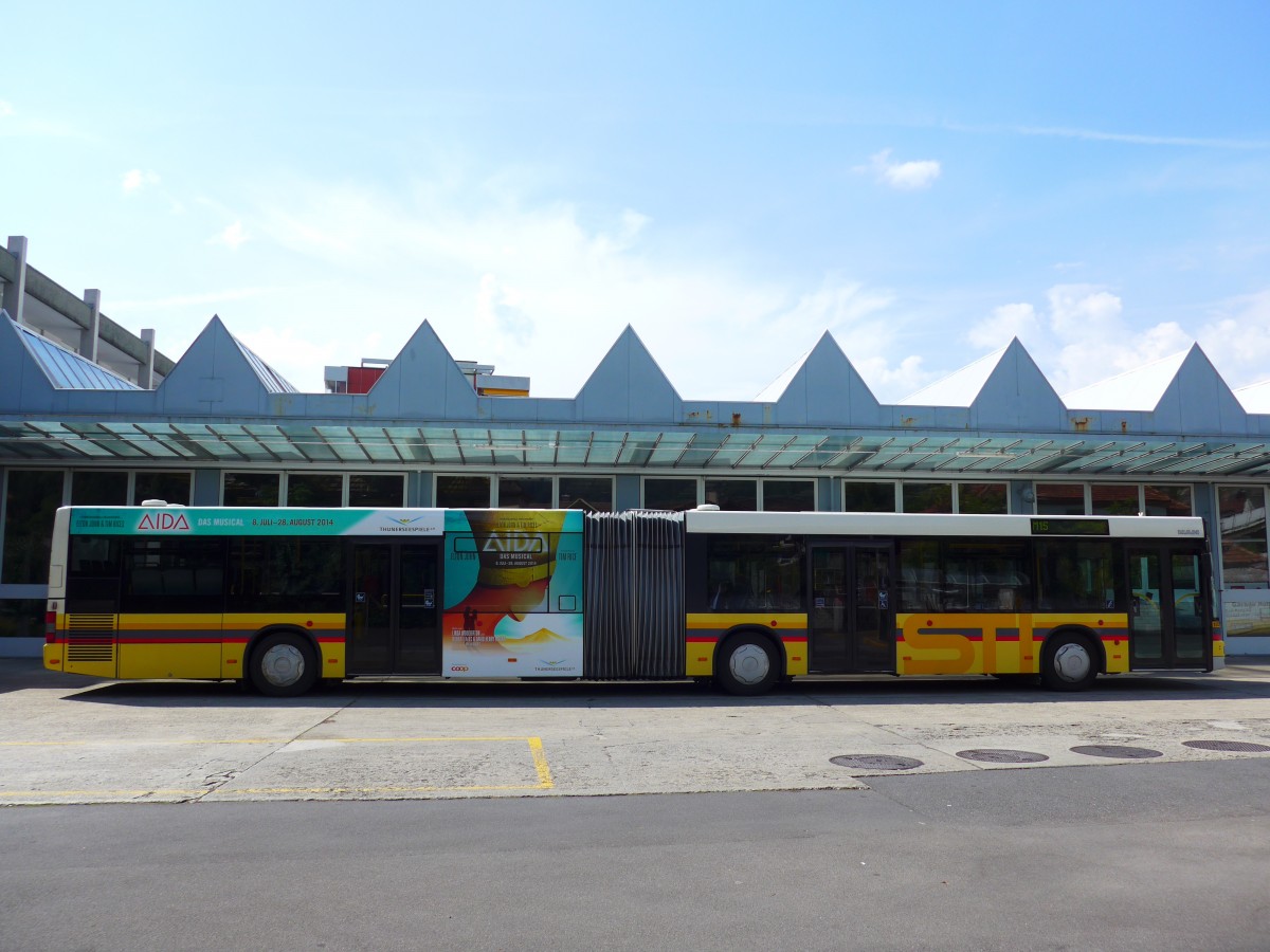 (151'790) - STI Thun - Nr. 103/BE 577'103 - MAN am 22. Juni 2014 in Thun, Garage