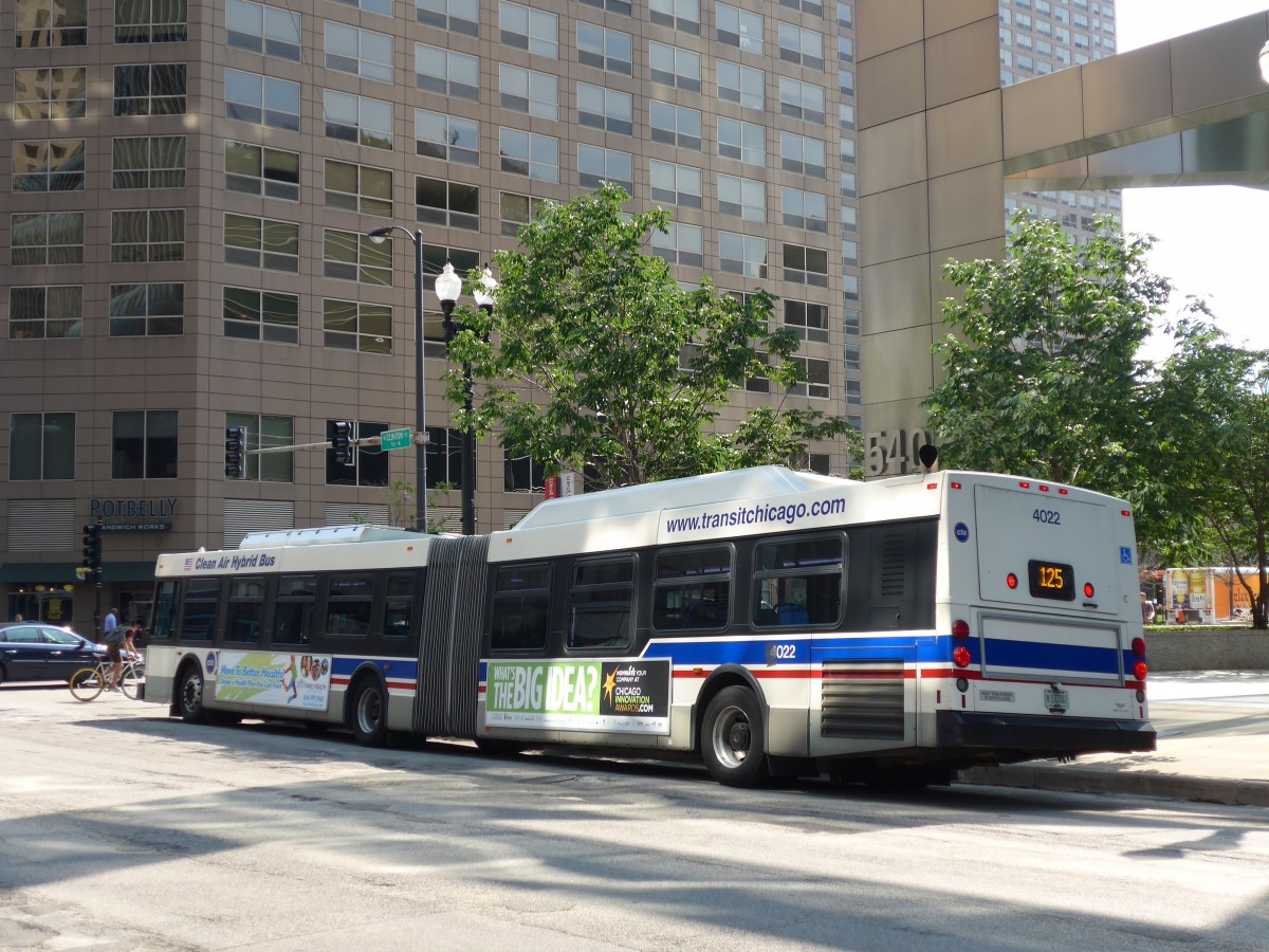 (153'239) - CTA Chicago - Nr. 4022/M 172'782 - New Flyer am 18. Juli 2014 in Chicago