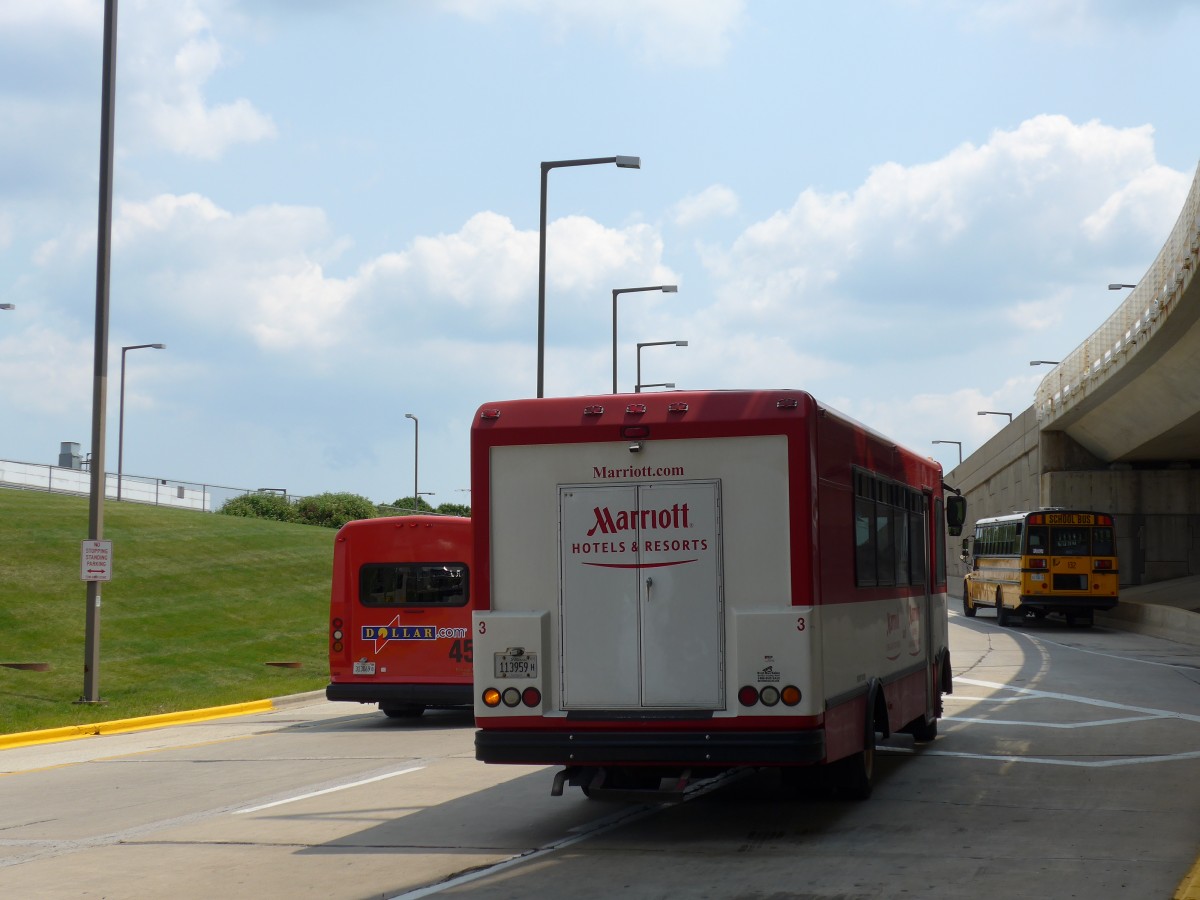 (153'390) - Marriott, Chicago - Nr. 3/113'959 H - Star Trans am 20. Juli 2014 in Chicago Airport O'Hare