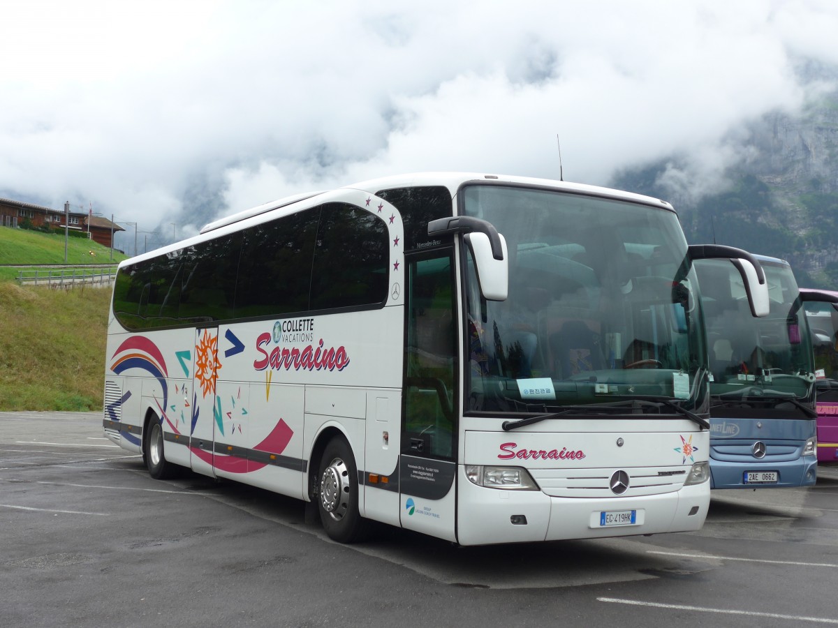 (153'562) - Aus Italien: Sarraino, Roccadaspide - EG-419 HK - Mercedes am 3. August 2014 in Grindelwald, Grund