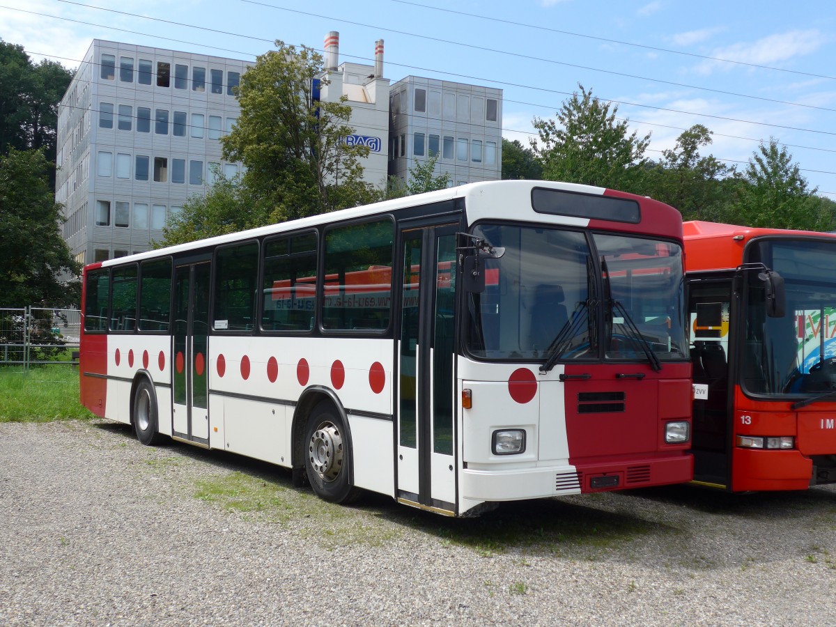 (153'615) - TPF Fribourg - Nr. 32 - Volvo/Lauber (ex Nr. 3; ex GFM Fribourg Nr. 3) am 4. August 2014 in Kloten, EvoBus