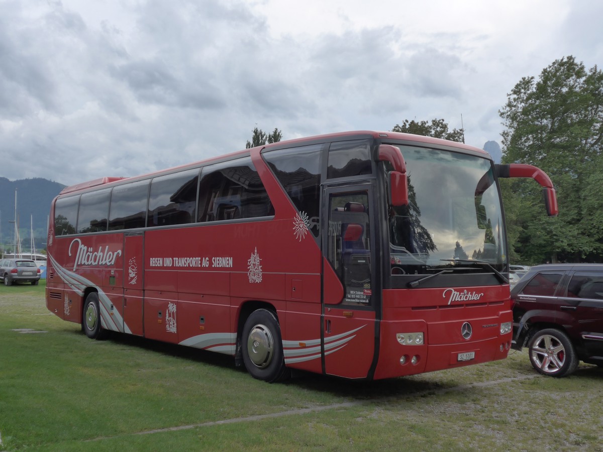 (153'701) - Mchler, Siebnen - SZ 5101 - Mercedes am 8. August 2014 in Thun, Lachenwiese