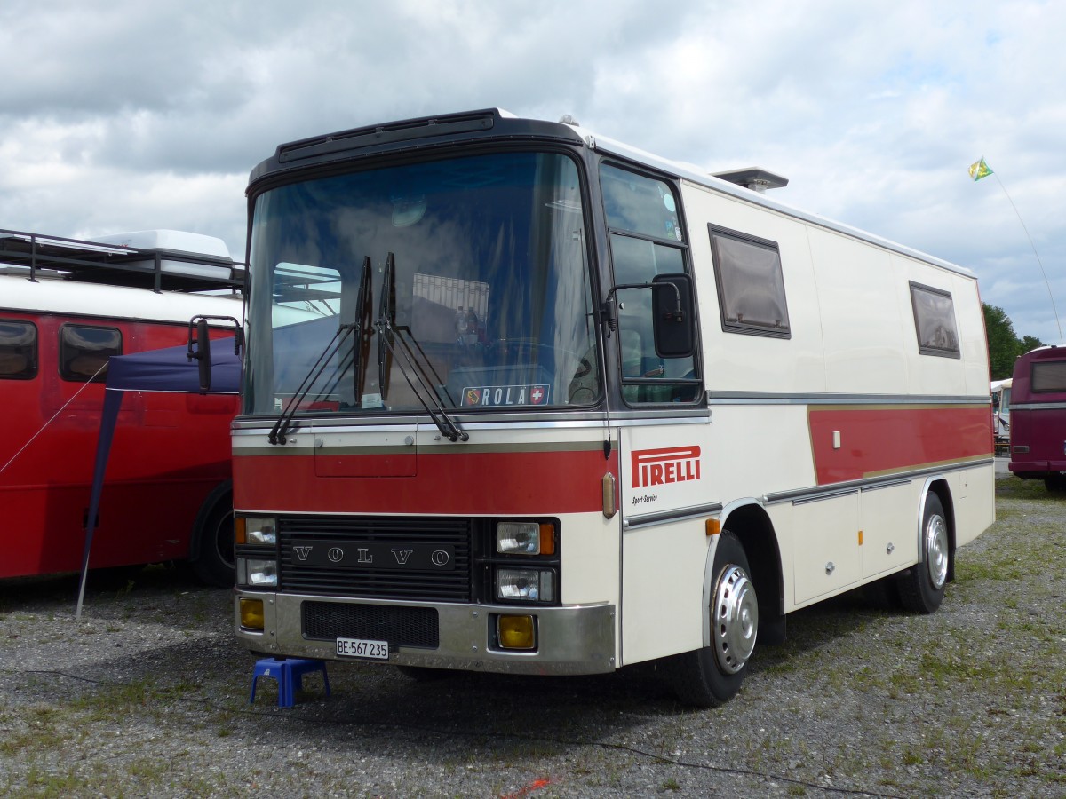 (153'830) - Schweizer, Steffisburg - BE 567'235 - Volvo/Van Hool am 16. August 2014 in Altsttten, Allmendplatz