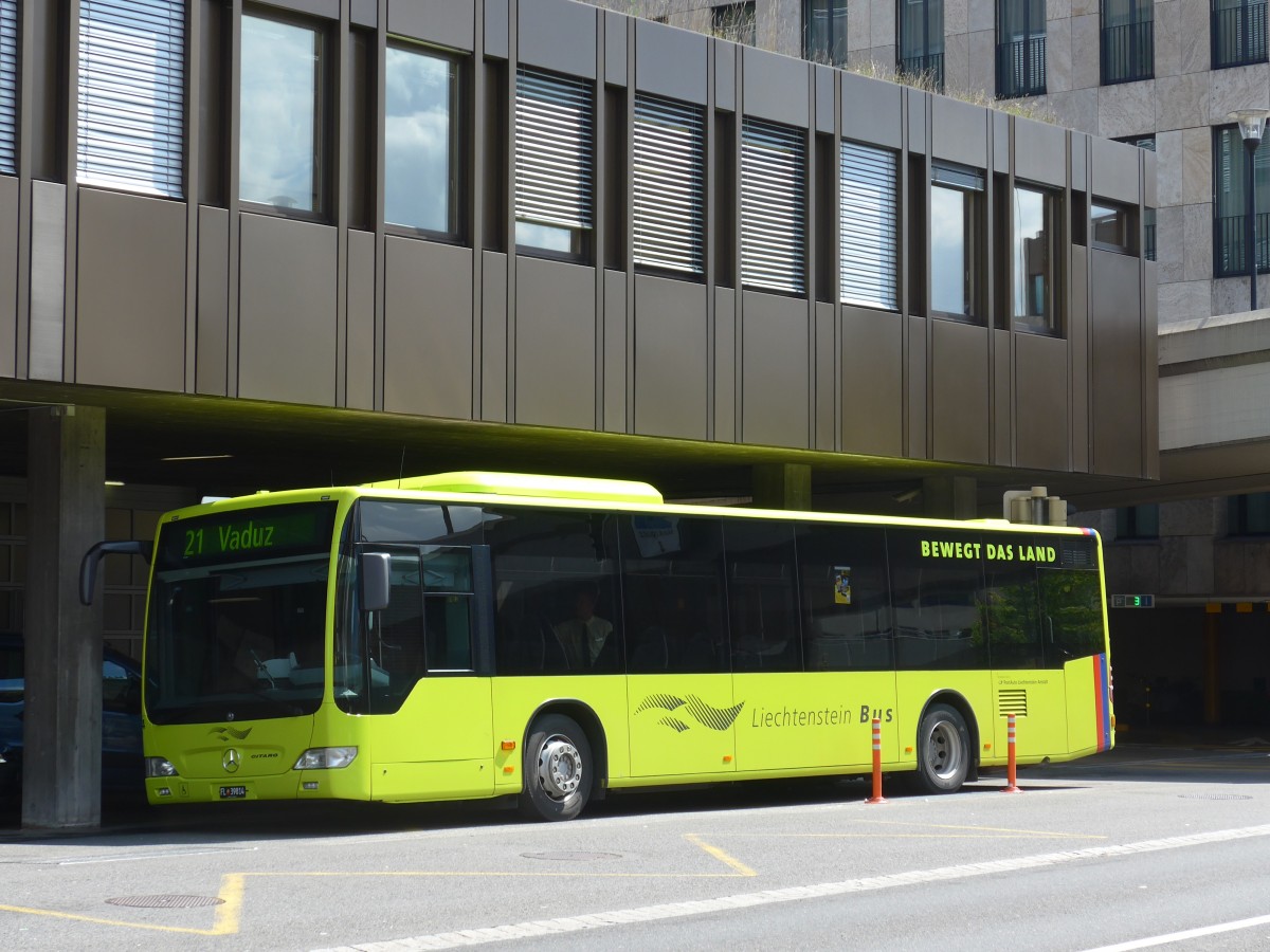 (154'334) - LBA Vaduz - Nr. 14/FL 39'814 - Mercedes am 21. August 2014 in Vaduz, Post